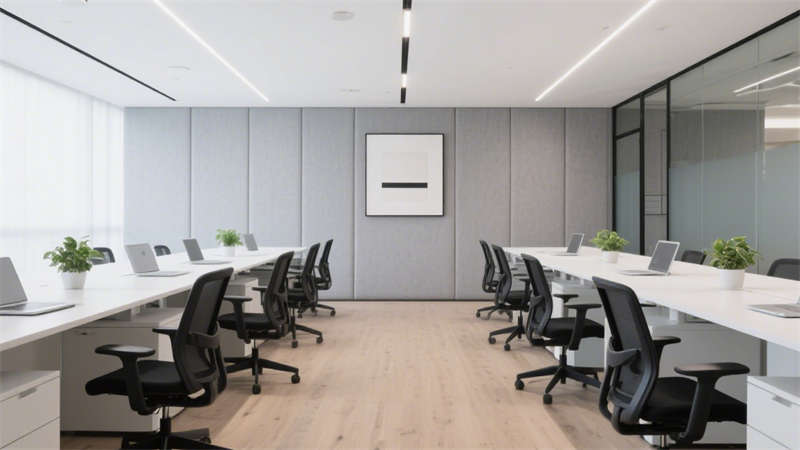 合肥1500平辦公室裝修，打造極簡(jiǎn)質(zhì)感與高效協(xié)作空間